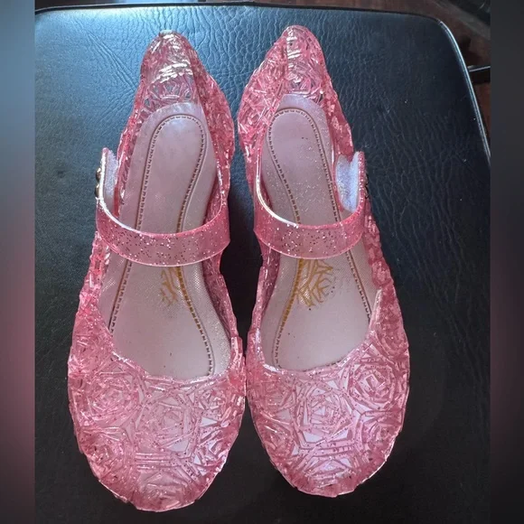 Sparkly Pink girl jelly Shoes - Picture 1 of 9